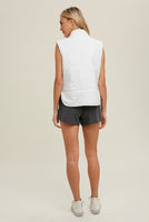 Women's Fashion Light Weight Vest in White