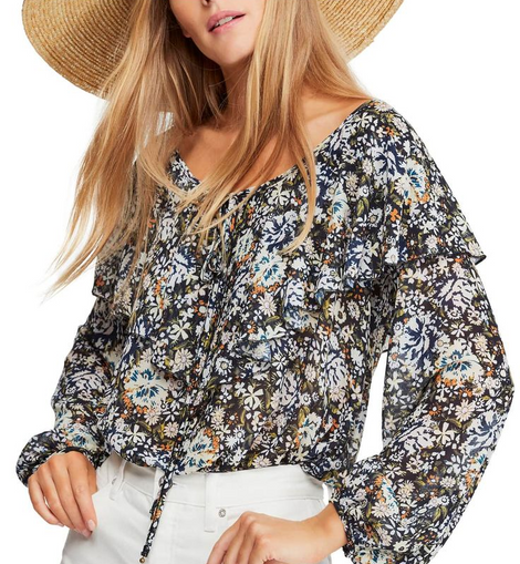FP floral blouse (bodysuit)