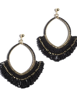 Black~Gold Earrings