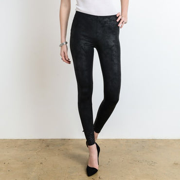 WL black textured leggings