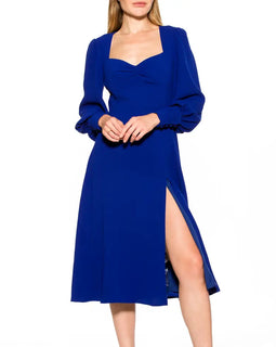 Gorgeous Midi dress in Sapphire Blue