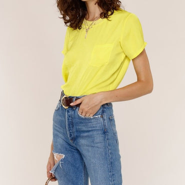 Lemon Yellow HL Top